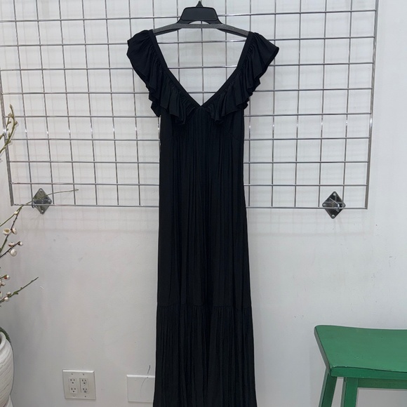 Lavender Brown Bianca Black Dress - Picture 1 of 1